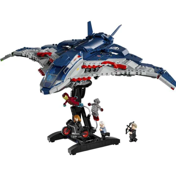 LEGO Marvel 76325 – Quinjet na stalak so figuri