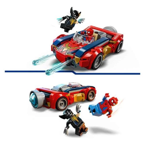 LEGO Marvel 76336 – avtomobilot od napred i odzadi