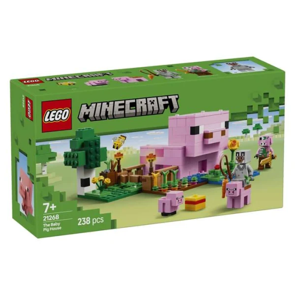 LEGO Minecraft 21268 kukjata na maloto prase