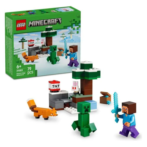 LEGO Minecraft 21583 – kutija i sostaven model so figurite