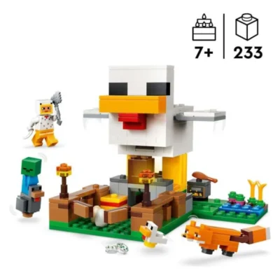 LEGO Minecraft 21585 – sostavena kokoshka farma