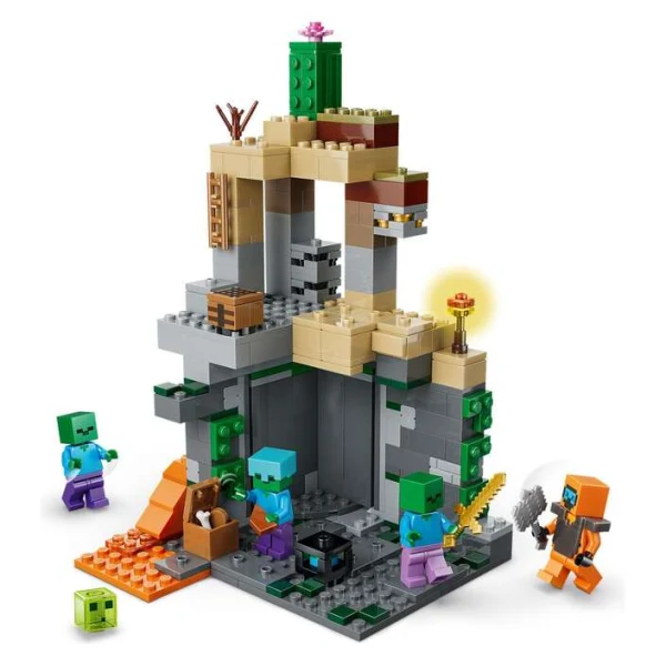 LEGO Minecraft 21587 – sostavena temnica vo pustinski biom