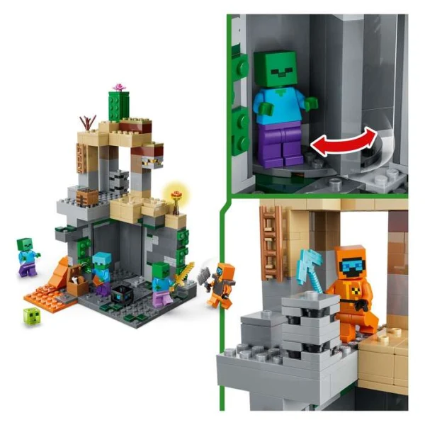 LEGO Minecraft 21587 – vrtechka komora za zombinja