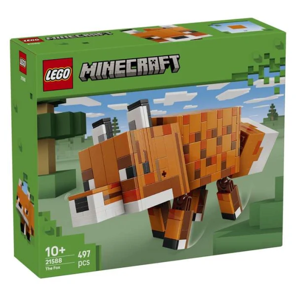 LEGO Minecraft 21588 podvizhna lisica od kocki