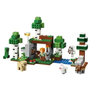 LEGO Minecraft 21593 – sostaveno zasolnishte vo breza i tajga