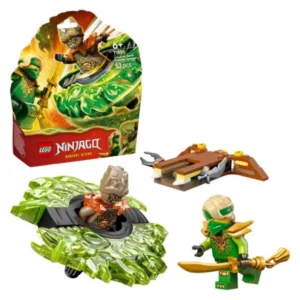LEGO NINJAGO 71850 – kutija i sostavena chigra so Lloyd