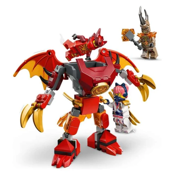 LEGO NINJAGO 71851 – zmejski mehanichki oklop so krilja i kandzhi