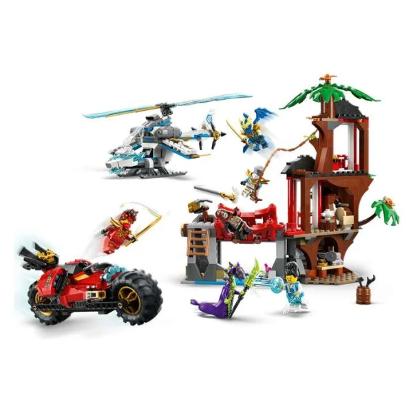 LEGO NINJAGO 71857 – kukja na drvo so helikopter i motor