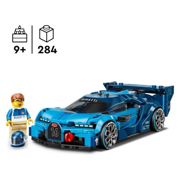 LEGO Speed Champions 77253 – Bugatti Vision GT so figura na vozach