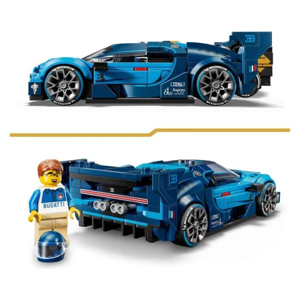 LEGO Speed Champions 77253 – strana i zadna strana na avtomobilot