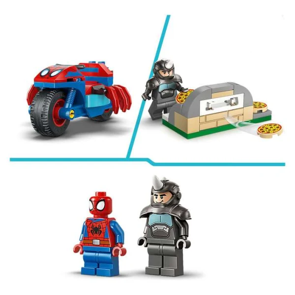 LEGO Spidey 11206 – figurite na Spidey i Rhino so motorot