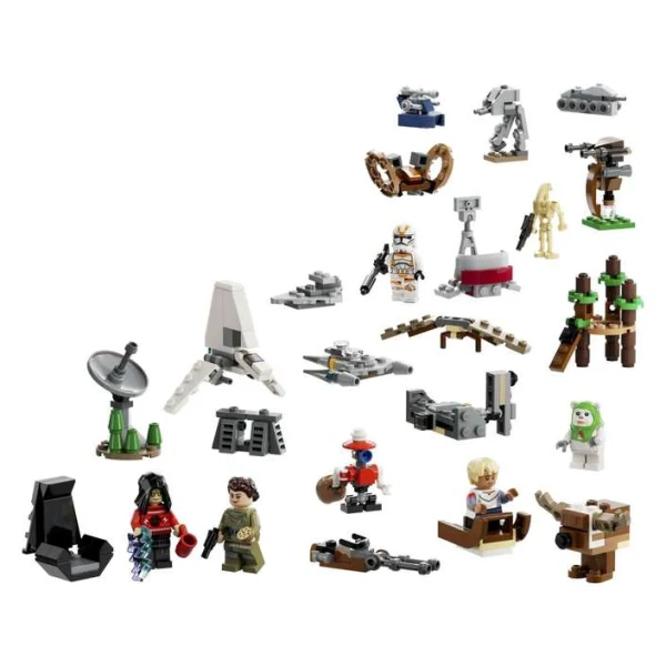 LEGO Star Wars 75366 – sodrzhina od kalendarot raspredelena po podot