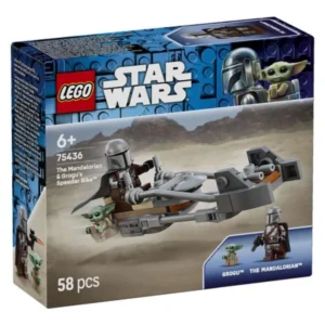 LEGO Star Wars 75436 spider bajk na Mandalorijanecot i Grogu