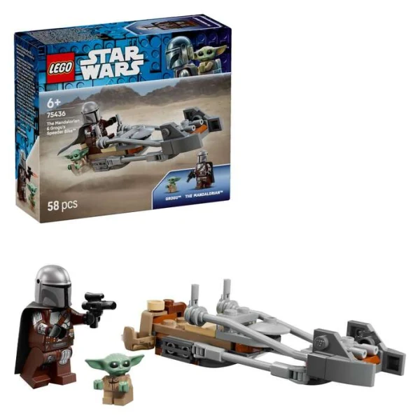 LEGO Star Wars 75436 – kutija i sostaven spider bajk