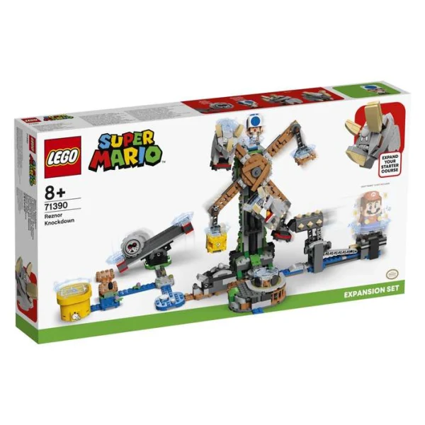 LEGO Super Mario 71390 komplet za prosiruvanje Reznor Knockdown