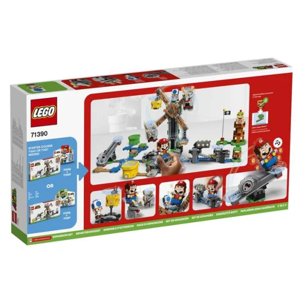 LEGO Super Mario 71390 – zadna strana na kutijata