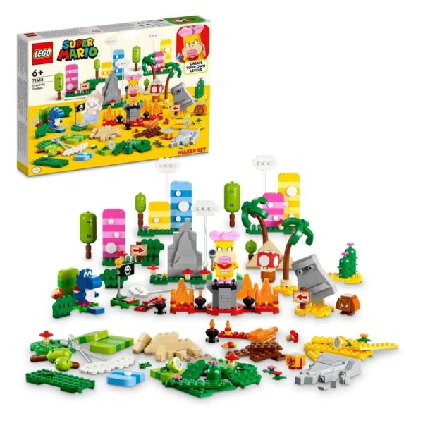 LEGO Super Mario 71418 – kutijata zaedno so delovite