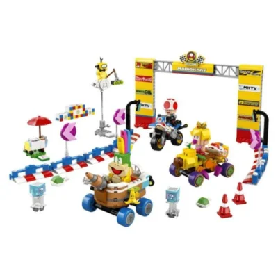 LEGO Super Mario 72036 – sostavena startna kapija i vozila