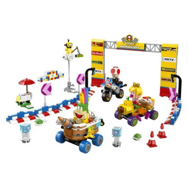 LEGO Super Mario 72036 – sostavena startna kapija i vozila
