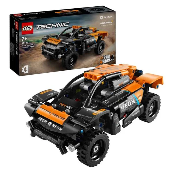 LEGO Technic 42166 – kutija i sostaven avtomobil