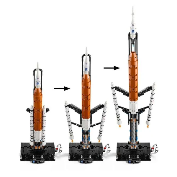 LEGO Technic 42221 – tri fazi na lansiranje