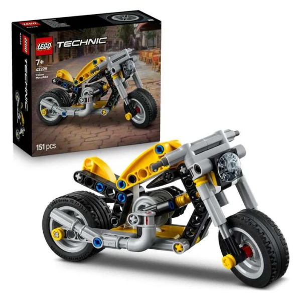 LEGO Technic 42225 zholt motocikl