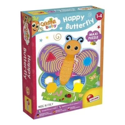 Сложувалка со форми Lisciani Happy Butterfly, 1–4 години