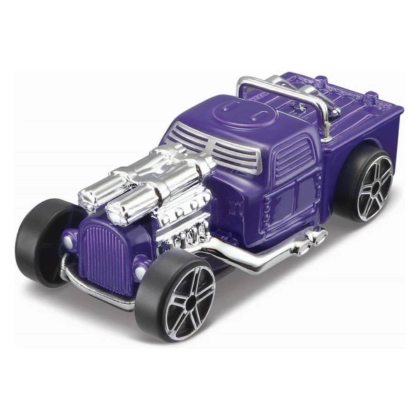 Автомобили Maisto Burnin Key Cars со клуч, 1:64 – Виолетов хот-род