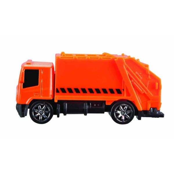 Мини возила Maisto Fresh Metal, 1:64 – Портокалов камион за отпад