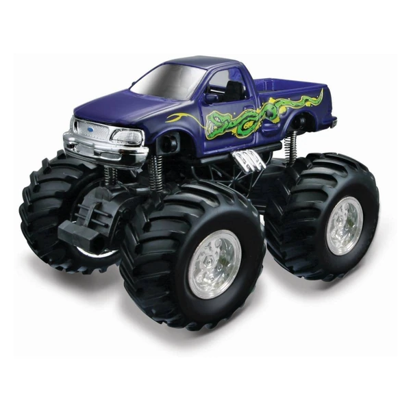 Теренски возила Maisto Earth Shockers, 18 см – Темносин теренец