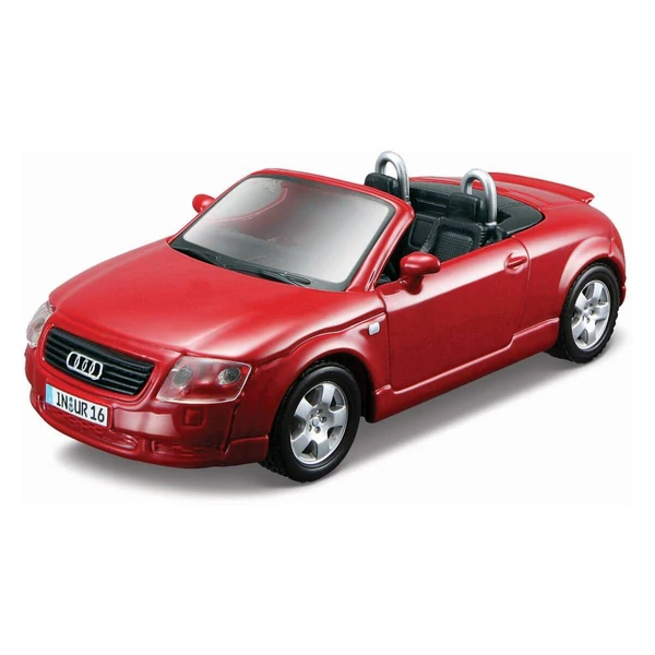Автомобили на повлекување Maisto Power Racer, 12 см – Audi TT Roadster