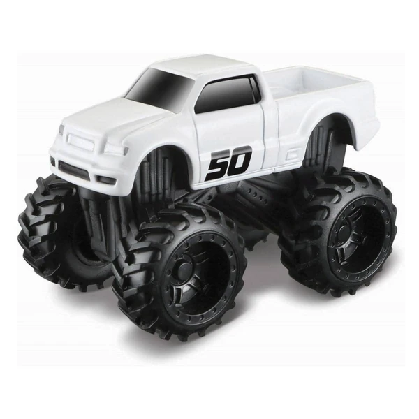 Теренски минивозила Maisto Dirt Demons, 10 см – Бел пикап бр. 50