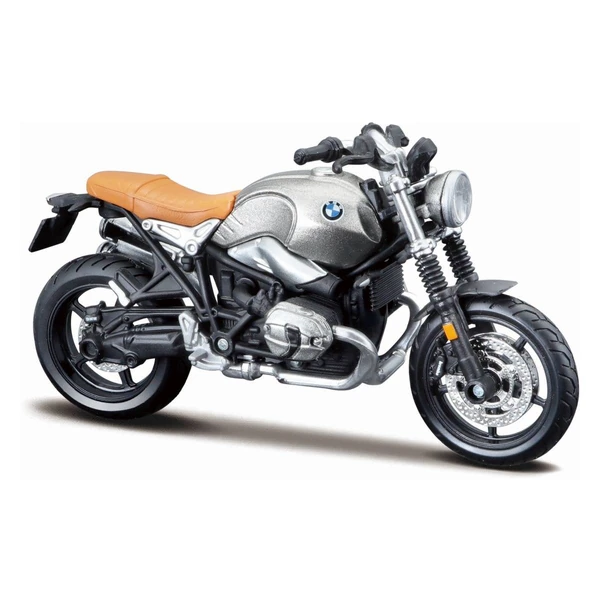 Мотоцикли Maisto Special Edition, 1:18 – Сребрен BMW со беж седиште