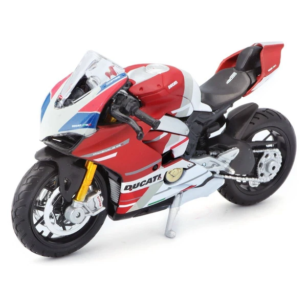 Мотоцикли Maisto Special Edition, 1:18 – Црвено-бел Ducati со сини детали