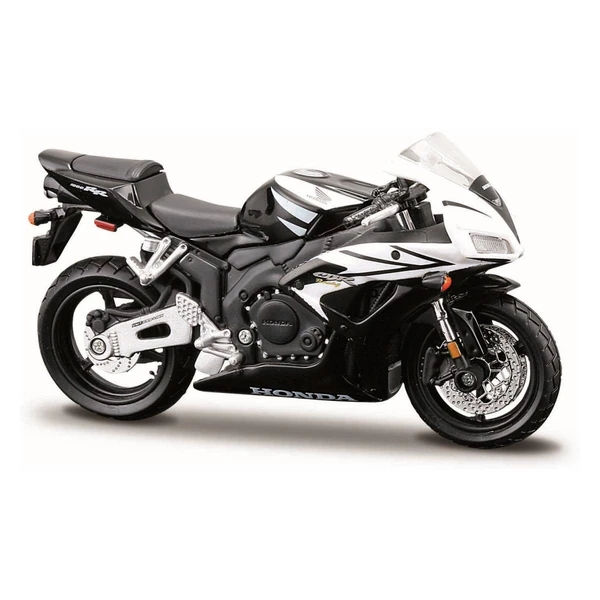Мотоцикли Maisto Special Edition, 1:18 – Бело-црн Honda CBR 600RR
