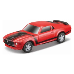 Автомобили Maisto Real Gears на повлекување, 1:64 – Црвен спортски автомобил