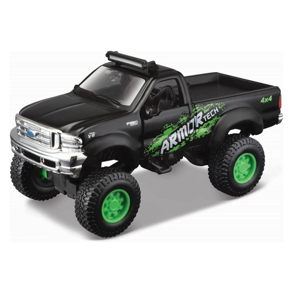 Теренски автомобили Maisto Off Road, 11 см – Црн пикап