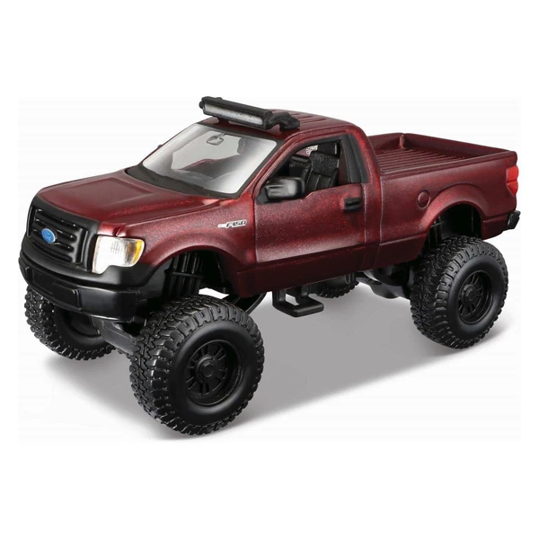 Теренски автомобили Maisto Off Road, 11 см – Бордо пикап