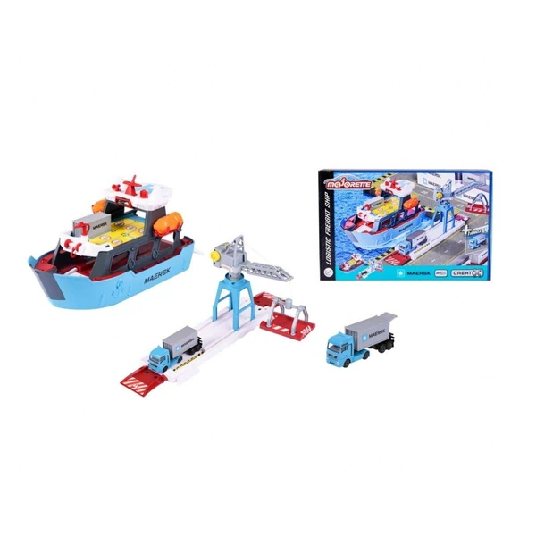 Пристаниште Majorette Creatix Maersk со брод и MAN камион – дополнителен приказ 2