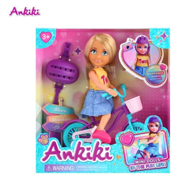 kukla AnKiki so velosiped – pogled 2