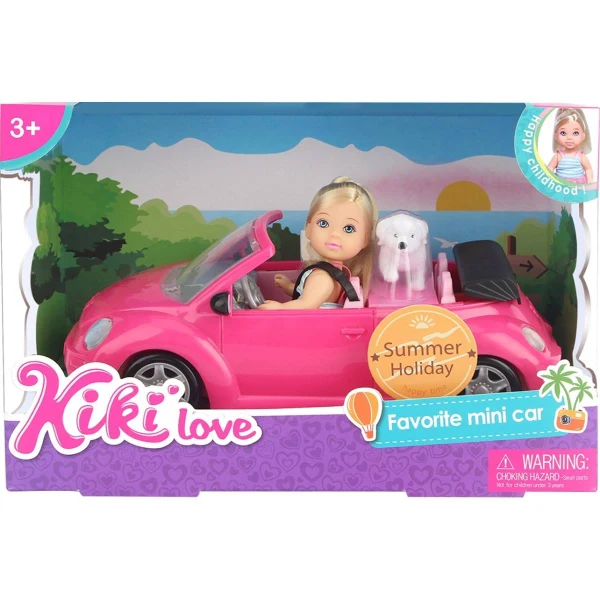 kukla Kiki so rozov kabriolet – pogled 6