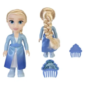 Мали кукли Frozen Ана и Елса Jakks Pacific 15 см — Елса, Светло сина — дополнителен приказ 3