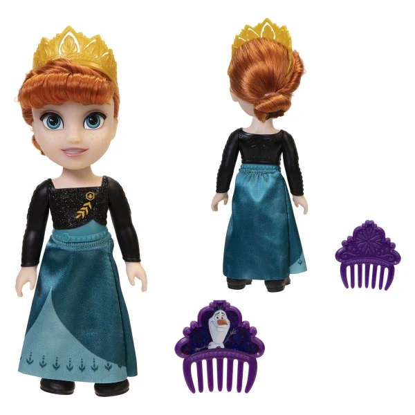Мали кукли Frozen Ана и Елса Jakks Pacific 15 см — Ана, Темно сина — дополнителен приказ 7