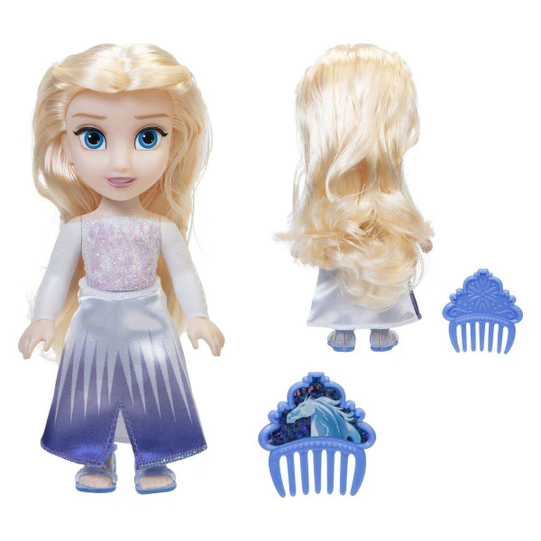 Мали кукли Frozen Ана и Елса Jakks Pacific 15 см — Елса, Виолетова — дополнителен приказ 9