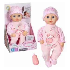 malo bebe Baby Annabell – Malo bebe Baby Annabell so shishe, meka kukla 36 sm