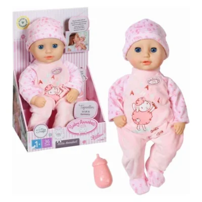malo bebe Baby Annabell – Malo bebe Baby Annabell so shishe, meka kukla 36 sm