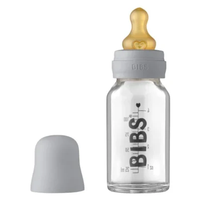 stakleno shishe Bibs 110 ml – Malo stakleno shishe Bibs 110 ml, sivo sina boja