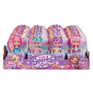 kukla ednorog Sparkle Girlz – Mini kukla ednorog Sparkle Girlz ZURU 12 sm vo sharen fustan