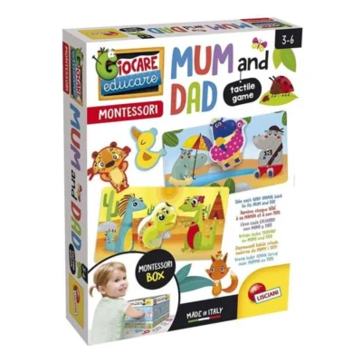 montesori igra so dopir – Montesori igra so dopir Lisciani Mum and Dad 3–6 g.