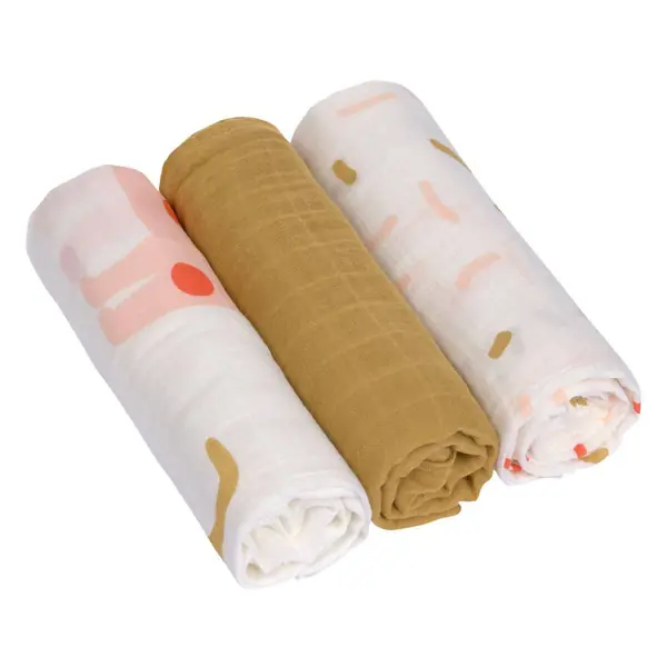 Муслин пелени Lässig Little Mateys L 80×80 cm, 3/1 — дополнителен приказ 2